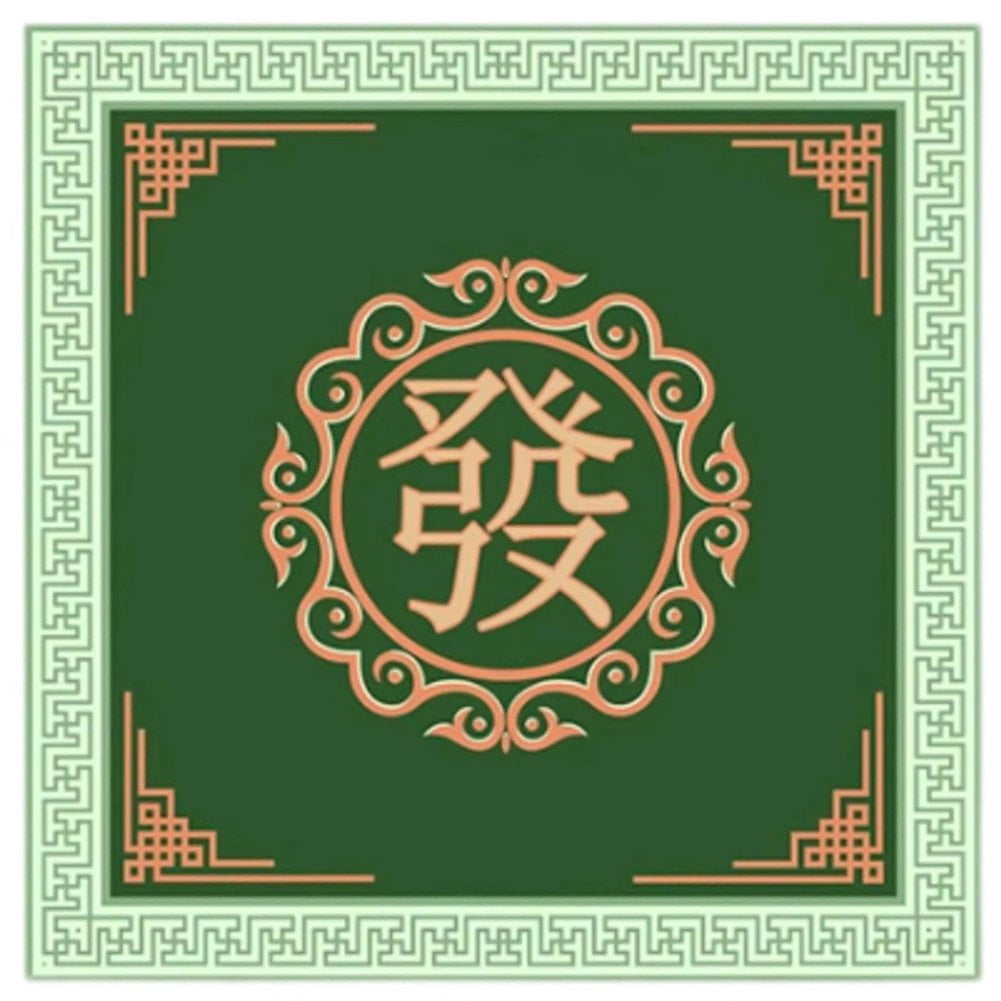 Slccxzc Mahjong Mat, Anti Slip and Noise Reduction Mahjong Table Cover Portable Game Mat for Mahjong, Poker, Card, Board & Tile Games