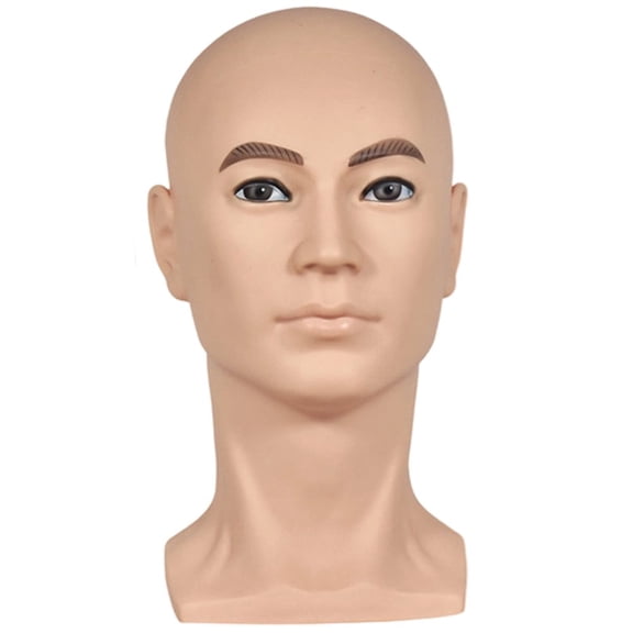 Slccxzc Mannequin Dummy Head PVC Beauty Wig Stand Mannequin Manikin Head Model For Wigs Hat Masks Sunglasses Display
