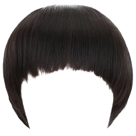 Slccxzc Men's Short Bob Wig Mushroom Head Synthetic Wig Fashion Short Hair Wig Heat Resistant Hair Party Wig for Halloween