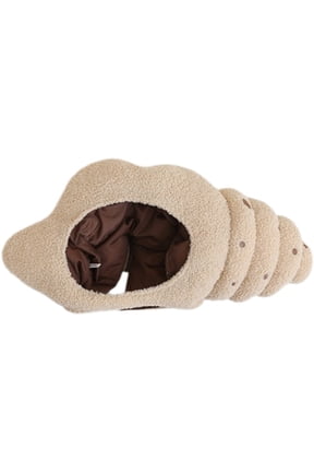 Plush Conch Shape Hat, Lovely Headpiece for Festivals and Events