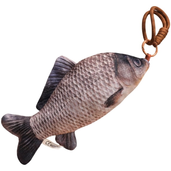 Slccxzc Realistic Fish Plush Keychain, Soft Stuffed Marine Animal Bag Charm for Keys Bags