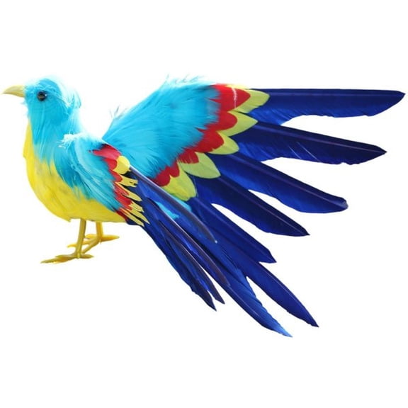 Slccxzc Realistic Flying Bird Model, Artificial Bird Ornament for Home Garden