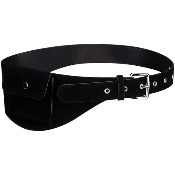 Slccxzc Retro Suede Waist Bag Anti-Theft Belt Bag with Adjustable Strap Lightweight Bum Bag for Travel Daily Commute Sports Hiking