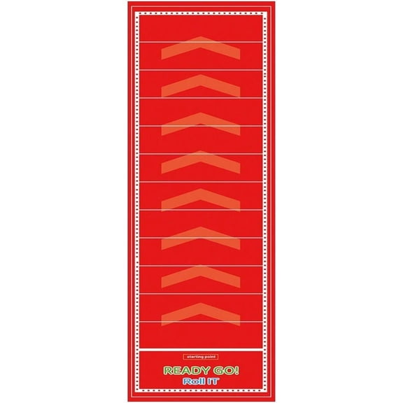 Slccxzc Roll Up Floor Shuffleboard Game Mat, Portable Tabletop Target Playmat for Party Family Games
