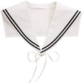 thumbnail image 1 of Slccxzc Sailor Collars Scarf for Women Top Fake Collar Necklaces Shawl wraps Match Sweater Shirt Dress, 1 of 7