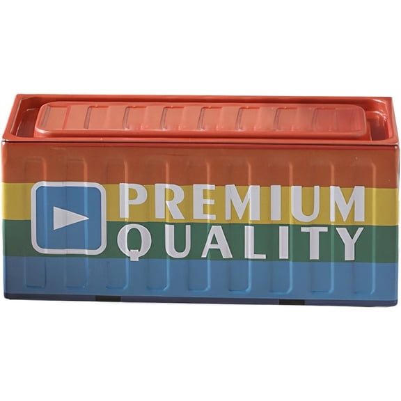 Slccxzc Small Tin Box with Lid, Rectangular Iron Tin Boxes, Mini Tin Box Storage Box, Metal Box Container Home Decoration for Candy, Coin, Jewelry