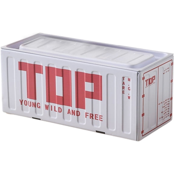 Slccxzc Small Tin Box with Lid, Rectangular Iron Tin Boxes, Mini Tin Box Storage Box, Metal Box Container Home Decoration for Candy, Coin, Jewelry