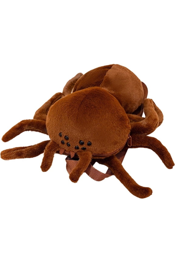Spider Plush Backpack Stuffed Cartoon Insect Adjustable Shoulder Strap Bag