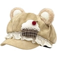 thumbnail image 1 of Slccxzc Sweet Lolita Beret Hat Women Winter Lace Berets Cute Bear Ear Beanie Cap Kawaii Hair Accessories, 1 of 7