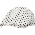 thumbnail image 1 of Slccxzc Vintage Polka Dot Flat Ivy Hat, Lightweight Summer Newsboy Baker Cap, 1 of 7