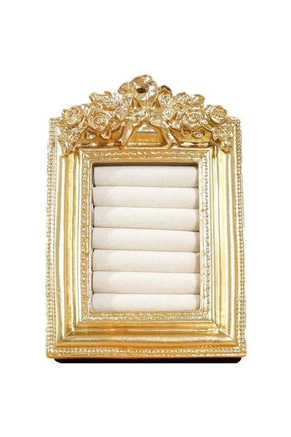 Vintage Ring Holder Jewelry Display Frame Pendant Storage Stand