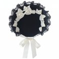 thumbnail image 1 of Slccxzc Women Victorian Bonnets Lace Party Sun Hat Gothic Style Lolita Exhibition Hair Accessories Flat Hat for Women, 1 of 7