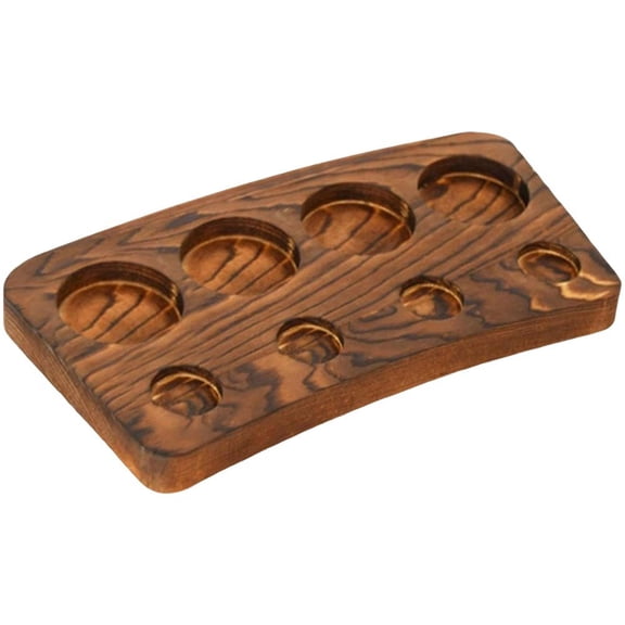 Slccxzc Wooden Beer Flight Tasting Board Writable Flight Paddle Wine Cocktail Serving Tray
