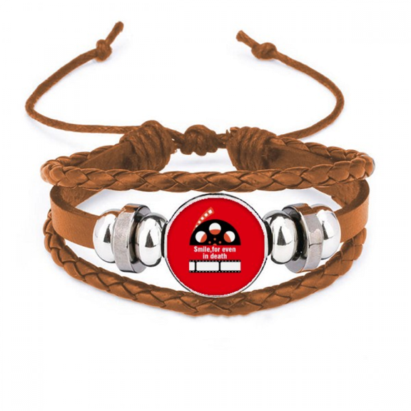 Sle For Even In Death Art Deco Fashion Bracelet Wristband Leather Jewelry Ornament