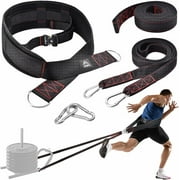 Weight Lifting Belts for Pulling, Strength Training, Adjustable Closure, 2 Straps & 4 Hooks Included