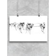 thumbnail image 1 of Sledding Huskies Poster -Image by Shutterstock, 1 of 2