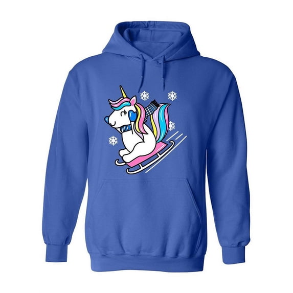 Sledge And Unicorn Hoodie Women -Image by Shutterstock, Female XX-Large