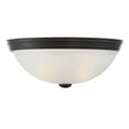thumbnail image 1 of Sleek 2-Light Ceiling Light in English Bronze, 1 of 5