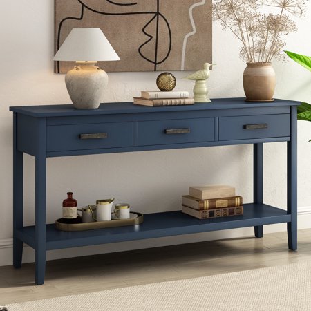 Sleek 3 - Drawer Side Table / Used in Primary Living Space / Store Keys and Pens Handily