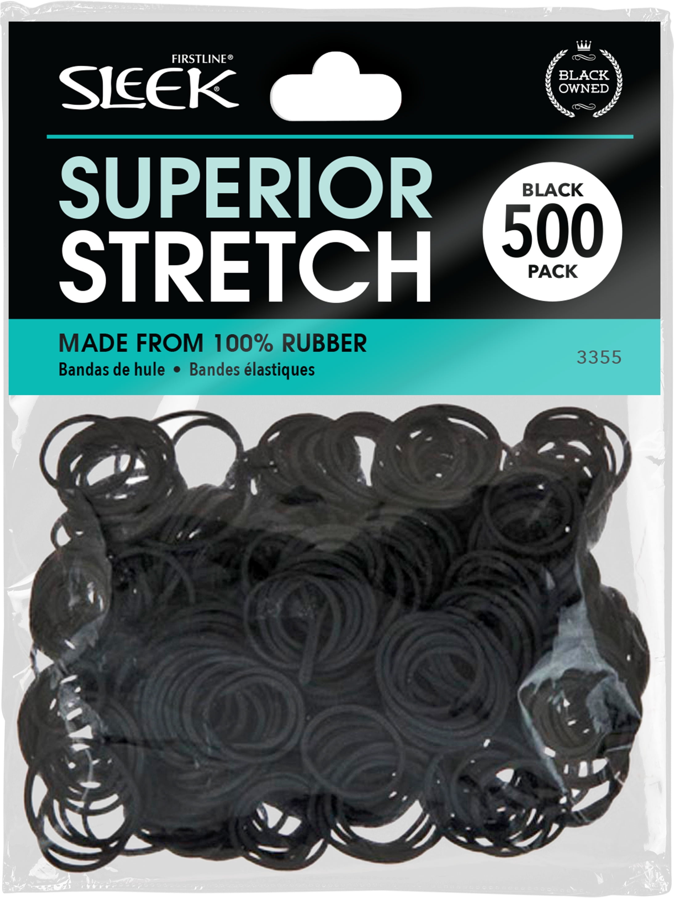500 Black Rubber Bands 500 Black Rubber Bands