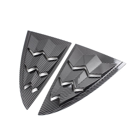 Sleek Black Vehicle Rear Side Shades Elevating Car Aesthetics with a Modern Stylish Appearance