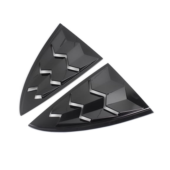 Sleek Black Vehicle Rear Side Shades Elevating Car Aesthetics with a Modern Stylish Appearance