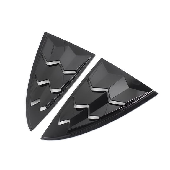 Sleek Black Vehicle Rear Side Shades Elevating Car Aesthetics with a Modern Stylish Appearance