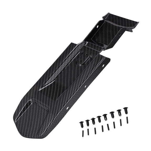 Sleek Carbon Fiber Patterned Rear Mudguard for Surron For Light Bee Bike