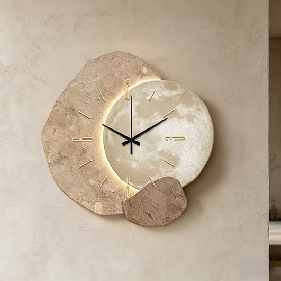 Sleek Contemporary Silent Quartz Wall Clock, Fashion Non Ticking Hanging Timepiece, Minimalist Indoor Decorative Ornament, High Precision Wall Watch for Living Room Dining Room Bedroom Office