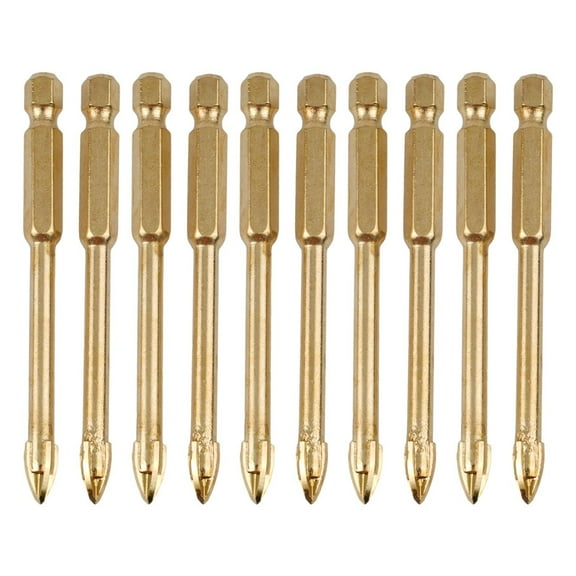 Sleek Design High Performance Six Millimeter (6 Mm) Hex Shank Drill Bit Set Suitable For All Your Needs Ten Pieces