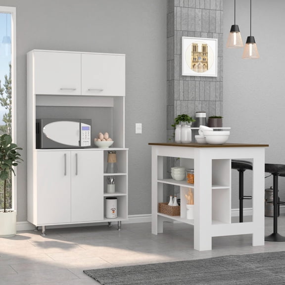 Sleek Design with Extra Storage - Kitchen Set Suited for Various Family Sizes