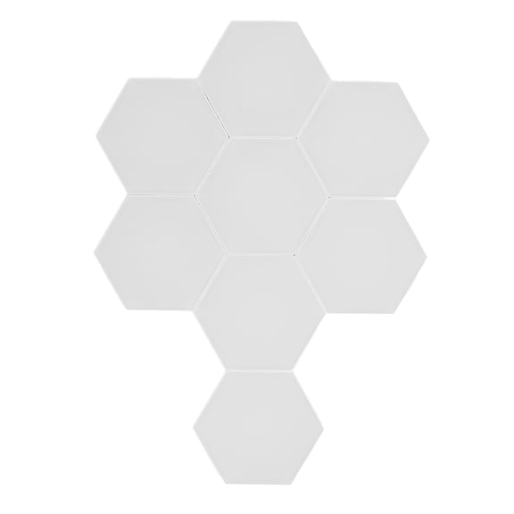 Sleek Hex Light Panel Kit with Smart App Control and Music Rhythm Sync RGB Wall Lights for Home Gaming Room and Living Room Decor 8 Pack (16 x 11 in / 40.6 x 27.9 cm)