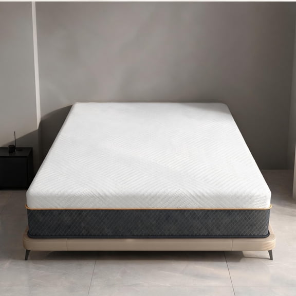 Sleek Hybrid Mattress, King, 12-Inch Medium Firm with Pocket Springs, Edge Support, and Motion Isolation, Sleek Black