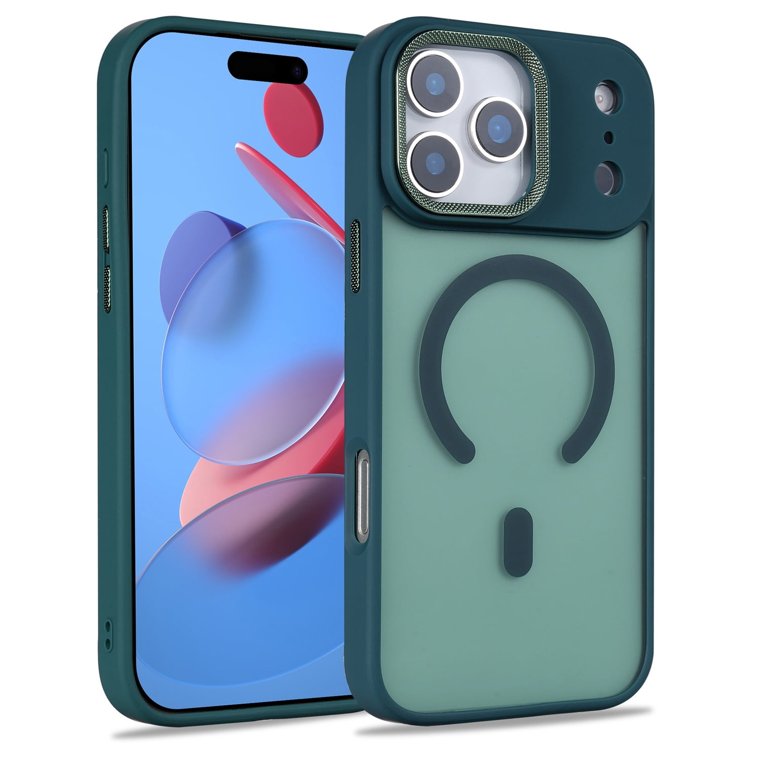 Sleek Matte Finish MagSafe Case for iPhone 17 Pro Max - Dark Green