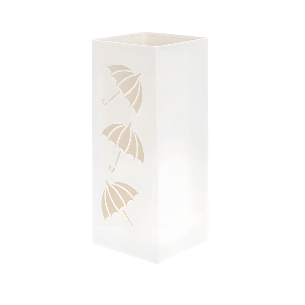Sleek Metal Umbrella Stand With Ventilated Structure For Quick Drying And Compact Placement
