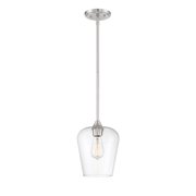Sleek Octave Mini-Pendant in Satin Nickel