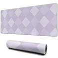 thumbnail image 1 of Sleek Pastel Checkered Desk Mat - Aesthetic Office Decor, Extra Large Mouse and Laptop Pad, Game Mat - Revolutionize Your Workspace, Size 31.5x11.8in., 1 of 7