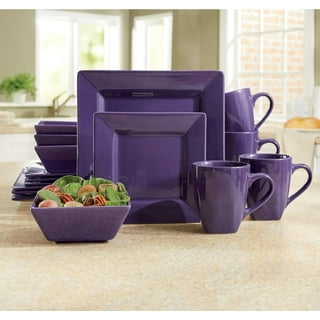 Black and purple outlet dishes
