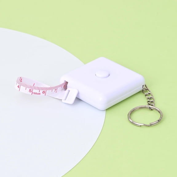 Sleek Retractable Ruler Mini Square Shape Authentic Soft Measuring Tape Minimalist Automatic Shrunken Tape Classic Tailor Sewing Tool
