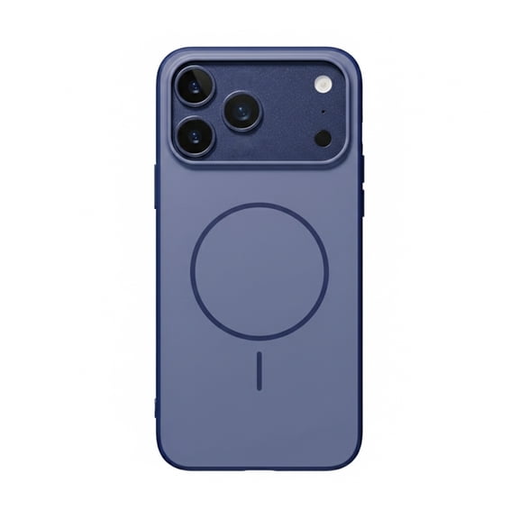 Sleek Silken Guard Case with MagSafe for iPhone 17 Pro Max - Dark Blue