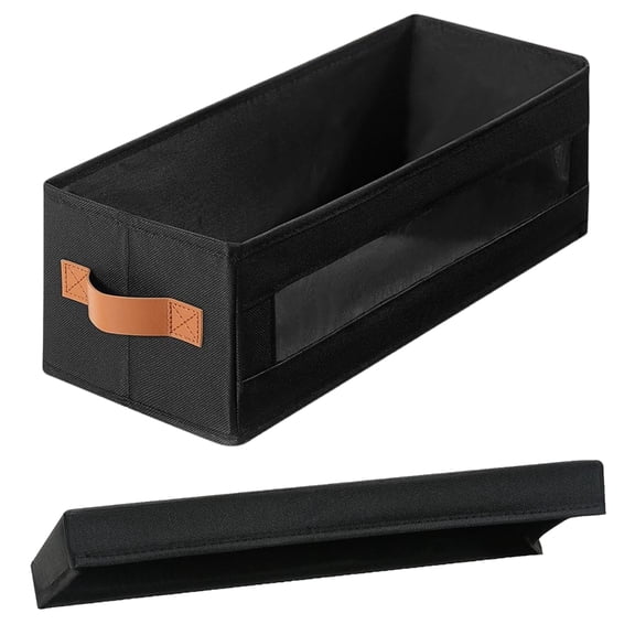 Sleek Storage Box Visible Window Design Holds 32 Compacts Discs Stackable