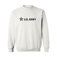 thumbnail image 1 of Sleek "US Army Star" Black InkCrewneck Sweatshirt, 1 of 3