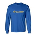 thumbnail image 1 of Sleek "US Army Star" Gold InkAdult Long Sleeve T-shirt, 1 of 3