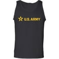 thumbnail image 1 of Sleek "US Army Star" Gold InkAdult Tank Top, 1 of 3