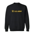 thumbnail image 1 of Sleek "US Army Star" Gold InkCrewneck Sweatshirt, 1 of 3