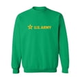 thumbnail image 1 of Sleek "US Army Star" Gold InkCrewneck Sweatshirt, 1 of 3