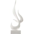 thumbnail image 1 of Sleek White Abstract Resin Sculptures Ideal for Home Decoration Suitable for Bookcases Living Areas Hotels and Bars, 1 of 5