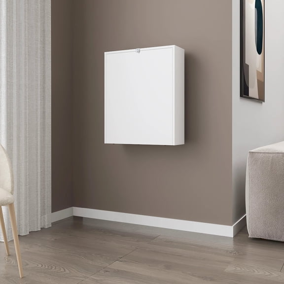 Sleek White Drop Table With 4 Shelves For Contemporary Living Room Modern Function And Storage