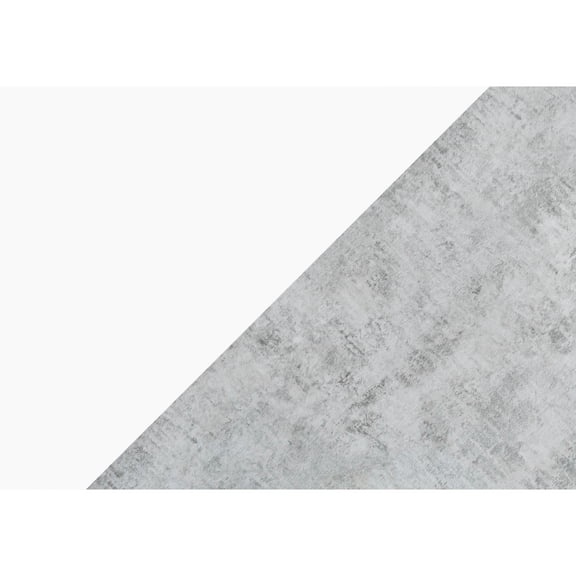 Sleek White Entryway Accent Console - Grey And Laminate With Spacious Surface And Contemporary Angular Base Modern Office Space Rectangular Top Look