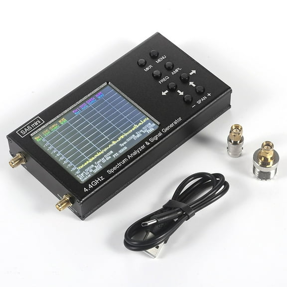 Sleek and Lightweight Design of SA6 Mini Spectrum Analyzer for Field Operations in the Frequency Range of 35 to 4400MHz